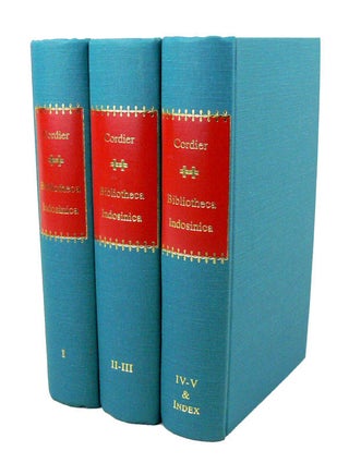 Stock ID #40928 Bibliotheca Indosinica. HENRI CORDIER