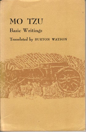 Stock ID #41503 Basic Writings. MO TZU