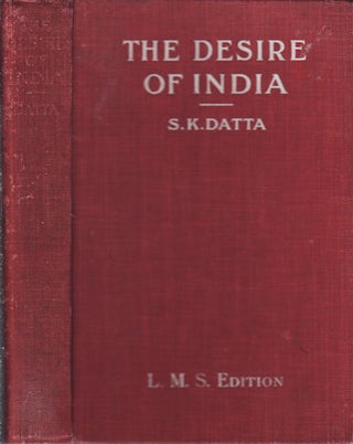 Stock ID #4298 The Desire of India. SURENDRA KUMAR DATTA
