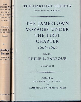 Stock ID #44966 The Jamestown Voyages under the First Charter 1606-1609. Documents relating to...