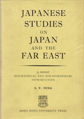 Stock ID #47798 Japanese Studies on Japan & the Far East. A Short Biographical and...