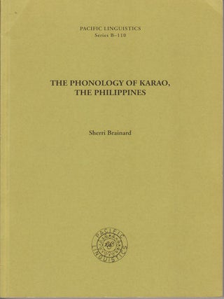 Stock ID #49670 The Phonology of Karao, The Philippines. SHERRI BRAINARD
