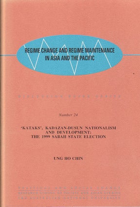 Stock ID #50430 'Kataks', Kadazan-Dusun Nationalism and Development: The 1999 Sabah State...