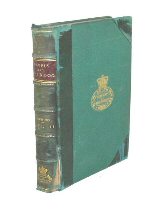 Stock ID #53636 The Travels of a Hindoo To Various Parts of Bengal and Upper India. BHOLANAUTH CHUNDER.