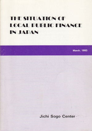 Stock ID #54573 The Situation of Local Public Finance in Japan. JAPAN
