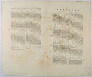 Taurica Chersonesvs Nostra aetate Przecopsca et Gazara dicitur.