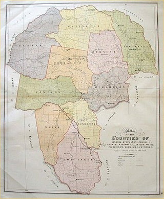 Stock ID #54826 Map of the Counties of Benarba, Stapylton, Courallie, Burnett, Arrawatta,...