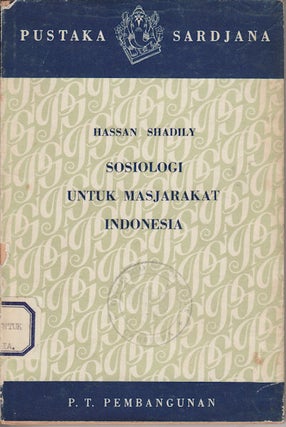 Stock ID #55213 Sosiologi untuk Masjarakat Indonesia. H. SHADILY