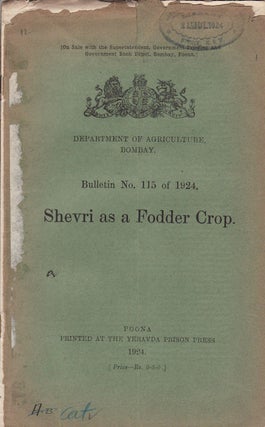 Stock ID #56994 Shevri as a Fodder Crop. DEPARTMENT OF AGRICULTURE