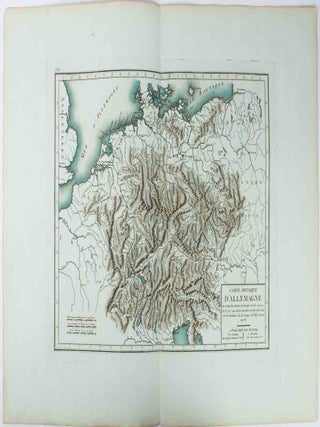 Stock ID #57070 Carte Physique D'Allemagne. E. WITH CHANLAIRE MENTELLE, P. G