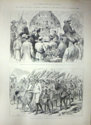 Stock ID #59051 The Viceroy of India in Burmah: Sketches by our Special Artist, Mr Melton Prior....