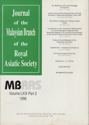 Stock ID #61674 Journal of the Malaysian Branch of the Royal Asiatic Society. MBRAS
