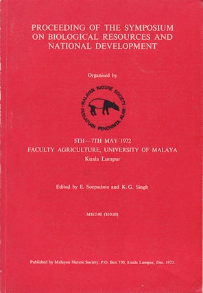 Stock ID #61743 Proceeding of the Symposium on Biological Resources and National Development. E....