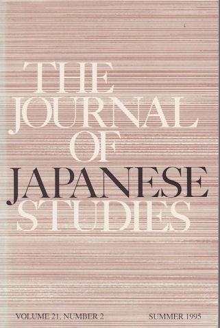 Stock ID #62267 The Journal of Japanese Studies. SUSAN B. HANLEY.