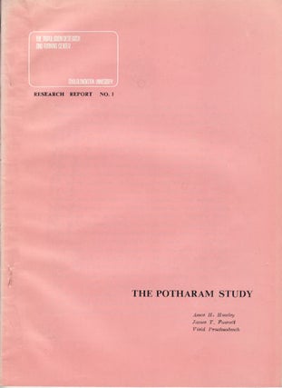 Stock ID #62404 The Potharam Study. AMOS H. HAWLEY