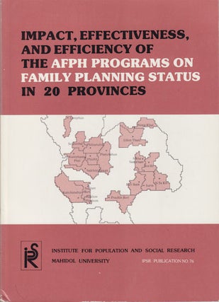 Stock ID #62408 Impact, Effectiveness, and Efficiency of the AFPH Programs on Family Planning...