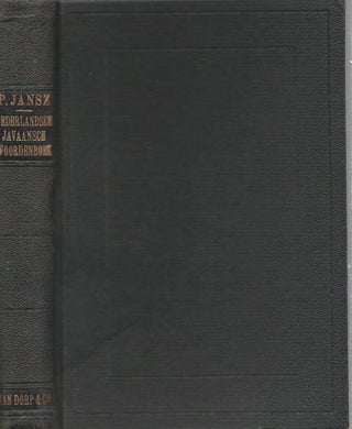 Stock ID #62621 Practisch Nederlandsch-Javaansch Woordenboek. Met Latijnsche Karakters....