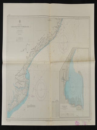 Stock ID #65131 Six Twentieth Century American Coastal Charts of India. SIX COASTAL CHARTS OF INDIA