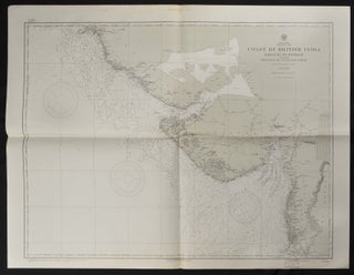 Coast of British India. #1589: Karachi to Bombay including the Gulfs of Cutch and Cambay. (7th. Edition, 1922) # 1590: Bombay to Cochin including The Laccadive Islands.