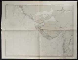 Coast of British India. #1589: Karachi to Bombay including the Gulfs of Cutch and Cambay. (7th. Edition, 1922) # 1590: Bombay to Cochin including The Laccadive Islands.
