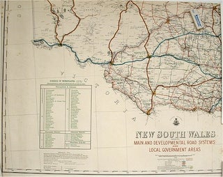 Stock ID #65633 New South Wales Showing Main and Developmental Road Systems and Local Government...