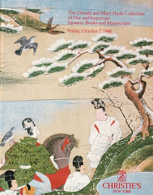Stock ID #67939 The Donald and Mary Hyde Collection of Fine and Important Japanese Books and...