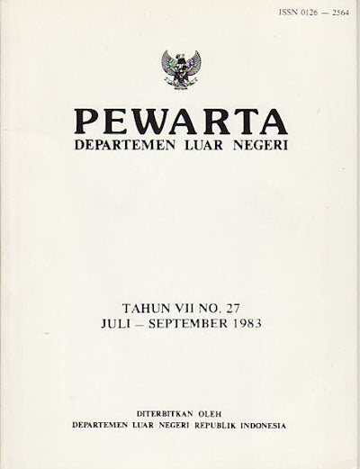 Stock ID #69555 Pewarta. DEPARTMEN LUAR NEGERI.