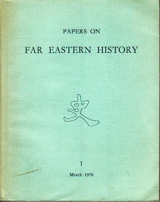 Stock ID #73777 Papers on Far Eastern History. COLIN MACKERRAS