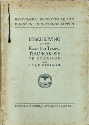 Stock ID #74667 Beschrijving van den Koan Iem-Tempel 'Tiao-Kak-Sie' te...