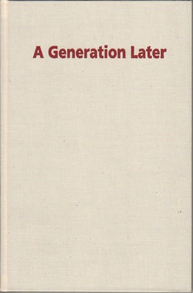 Stock ID #75002 A Generation Later. Household Strategies and Economic Change in the Rural...