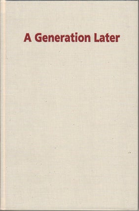 Stock ID #75002 A Generation Later. Household Strategies and Economic Change in the Rural...