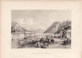 Stock ID #76593 Landing Place at the Yuk-shan. China Antique Print. THOMAS ALLOM