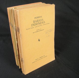 Stock ID #77822 Pembina Bahasa Indonesia. Madjalah Bulanan untuk Memadjukan Bahasa Indonesia....