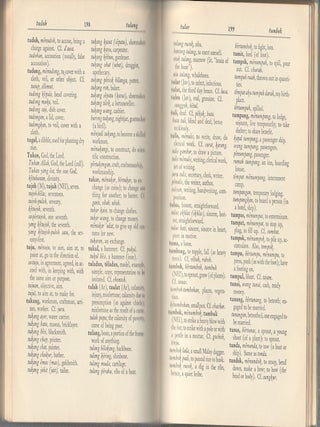 A Dictionary of Standard Malay. (Malay-English).