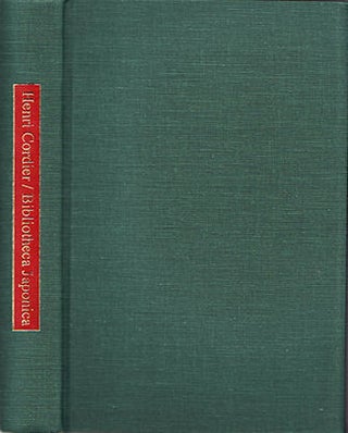 Stock ID #88426 Bibliotheca Japonica. HENRI CORDIER