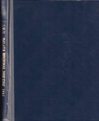 Stock ID #90949 Regional Conference of Southeast Asian Geographers. Guide to Tours. Tour I,...